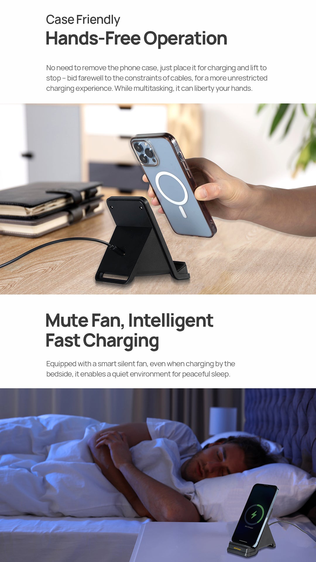 50W Wireless Charging Stand WCS01