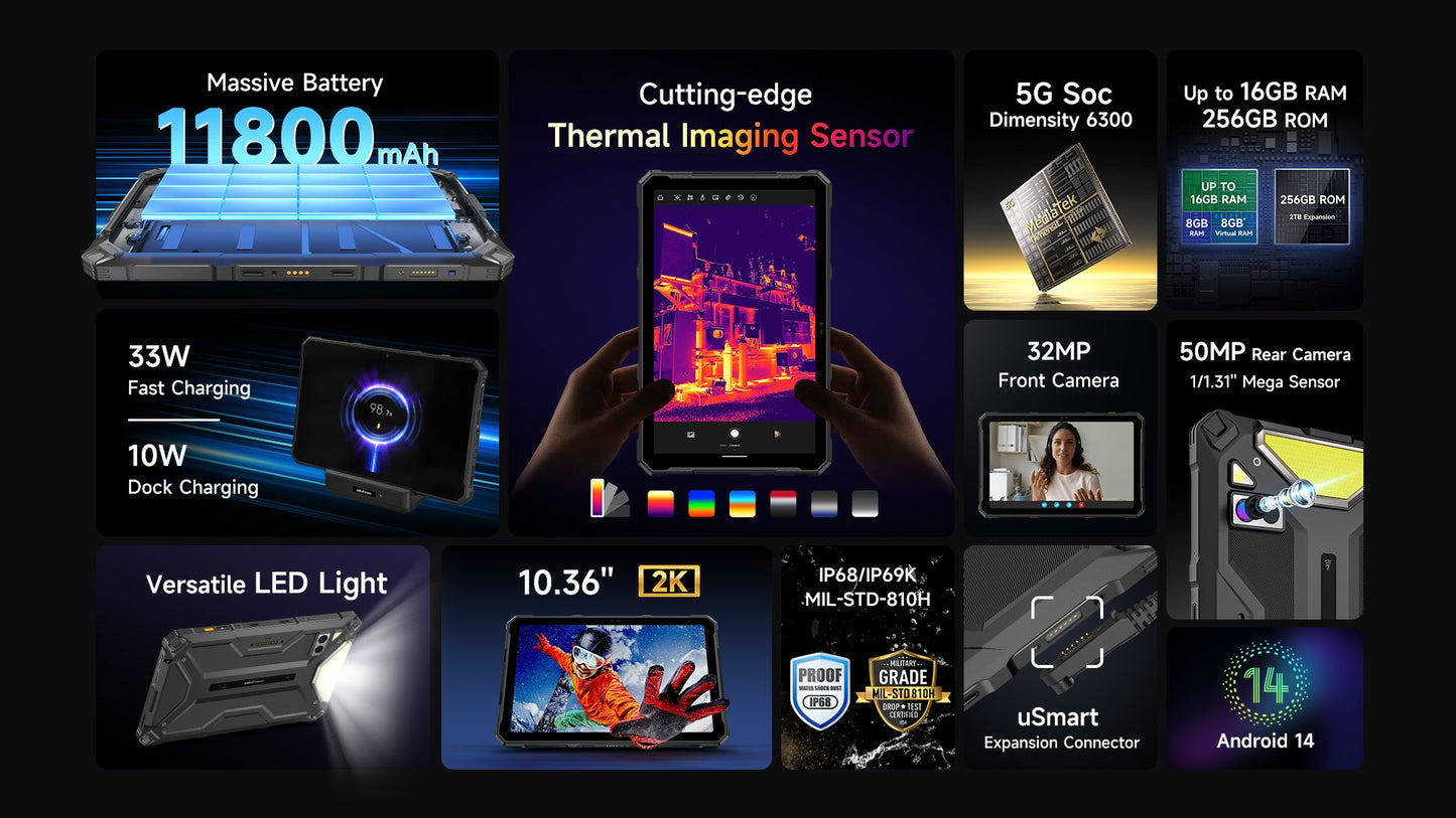 Ulefone 5G Armor Pad 4 Ultra Thermal