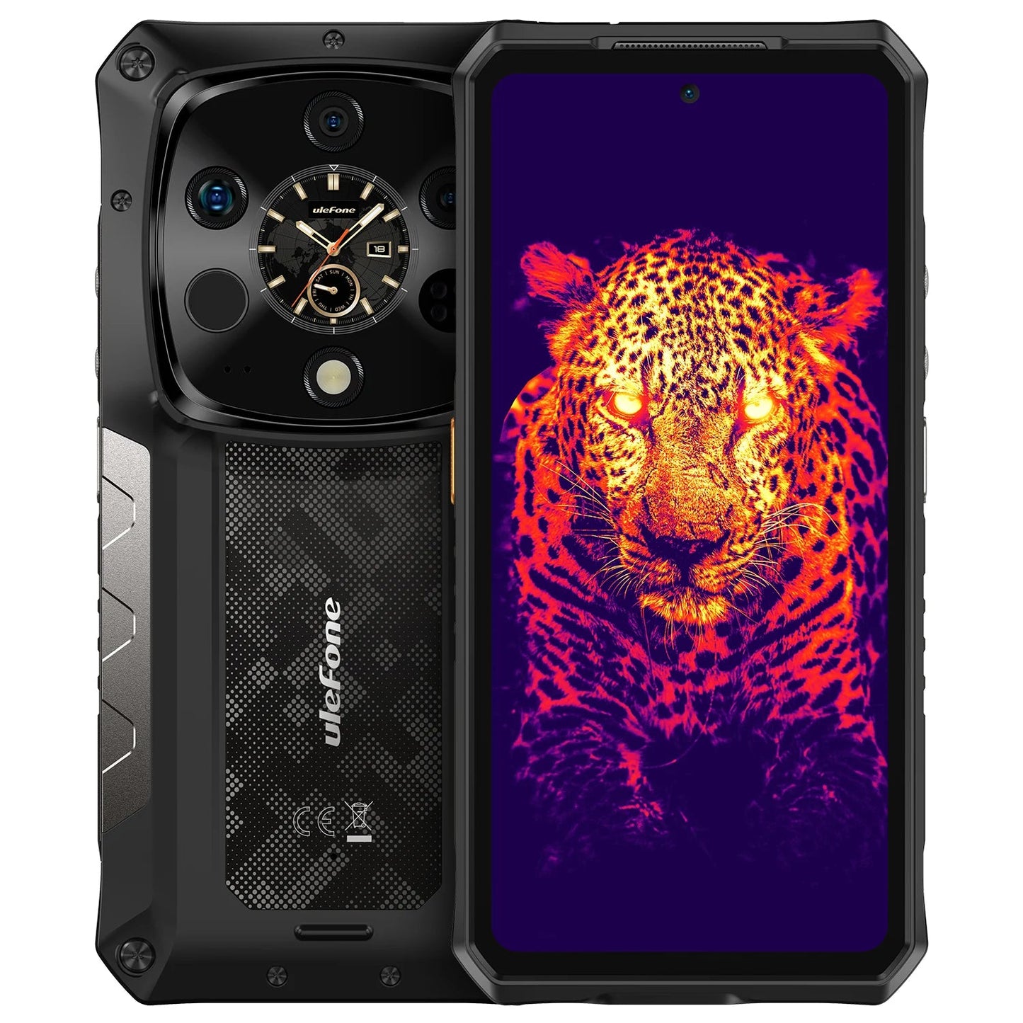 Ulefone Armor 28 Ultra Thermal Version 5G | 16GB/1TB 6.67" 120Hz AMOLED 10600mAh 25Hz熱感 夜視 1.04"背屏 Widevine L1 WiFi7 USB3.2 快門鍵 AI工具 三防手機 Rugged Phone