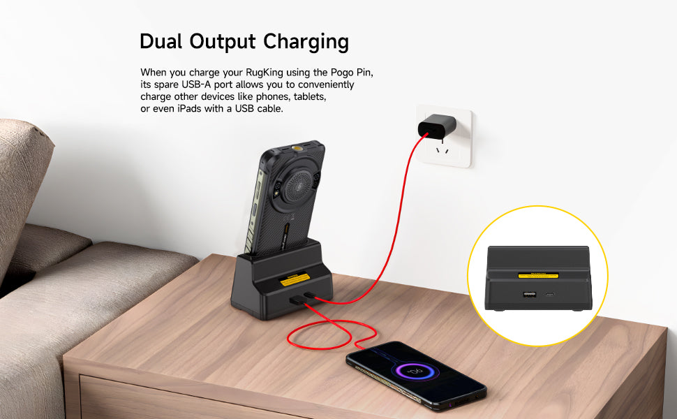 Desk Charging Dock for RugKing